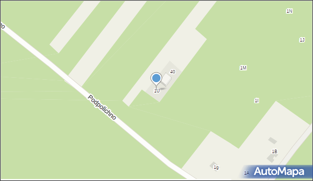 Podpolichno, Podpolichno, 1U, mapa Podpolichno