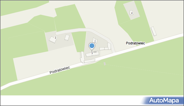 Podratowiec, Podratowiec, 1, mapa Podratowiec