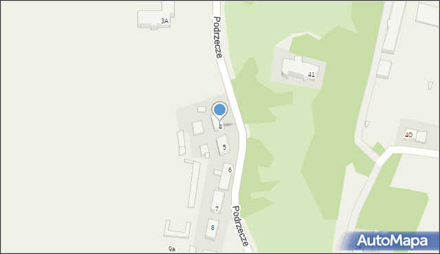 Podrzecze, Podrzecze, 4, mapa Podrzecze