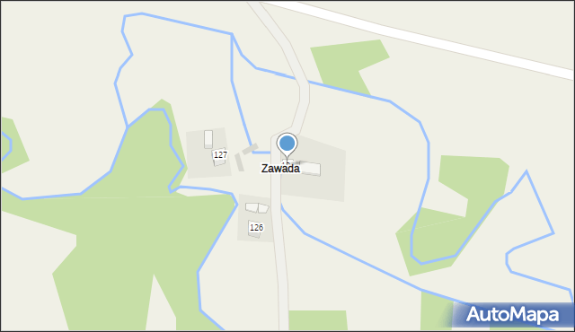 Podsarnie, Podsarnie, 125, mapa Podsarnie