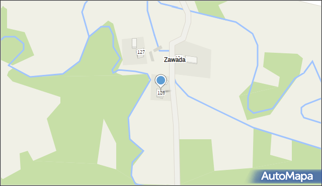 Podsarnie, Podsarnie, 126, mapa Podsarnie