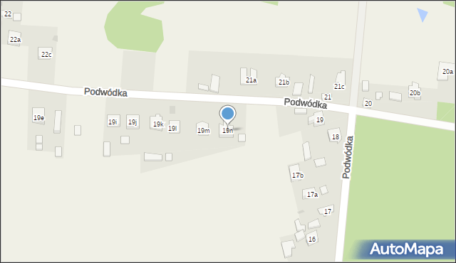 Podścichawa, Podścichawa, 19n, mapa Podścichawa