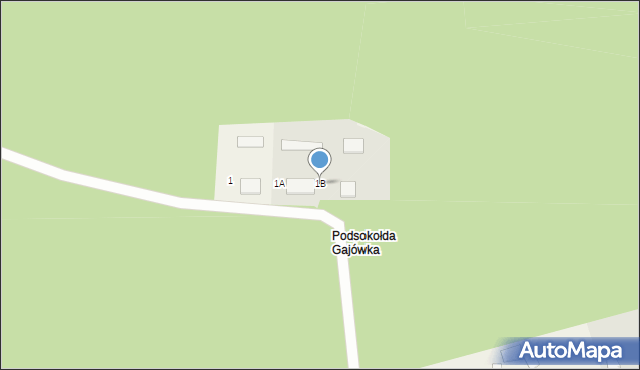 Podsokołda, Podsokołda, 1B, mapa Podsokołda