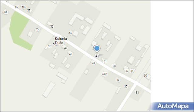 Podstary Zamość, Podstary Zamość, 43, mapa Podstary Zamość