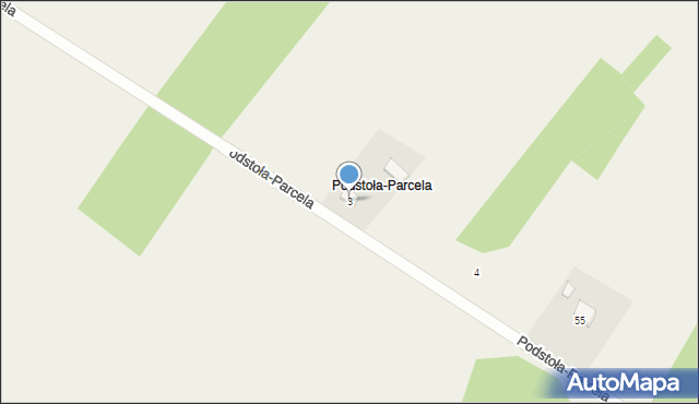 Podstoła, Podstoła-Parcela, 3, mapa Podstoła