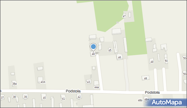 Podstoła, Podstoła, 44, mapa Podstoła