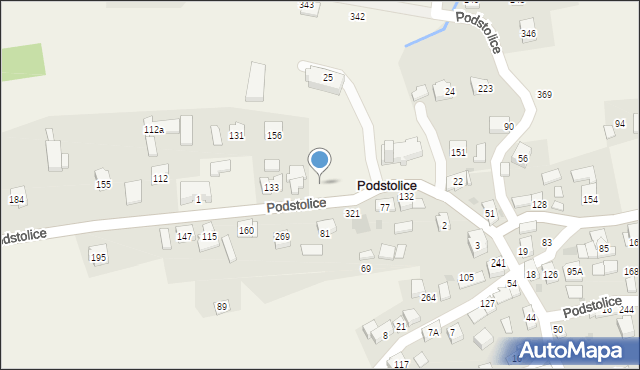 Podstolice, Podstolice, 1, mapa Podstolice