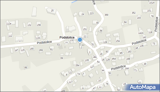 Podstolice, Podstolice, 235, mapa Podstolice