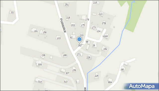 Podstolice, Podstolice, 242, mapa Podstolice