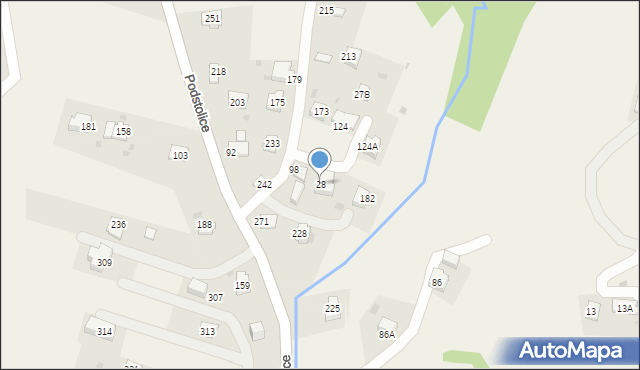 Podstolice, Podstolice, 28, mapa Podstolice