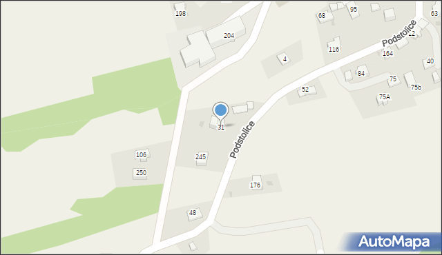 Podstolice, Podstolice, 31, mapa Podstolice