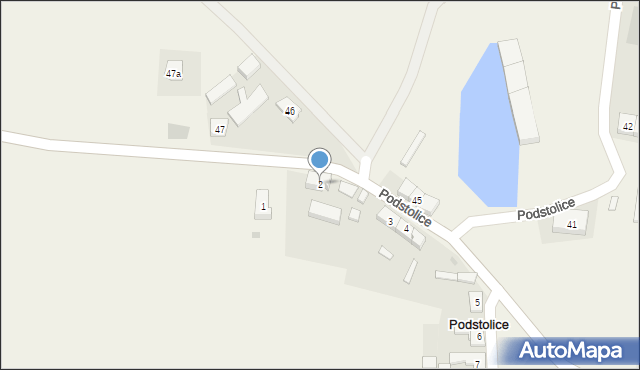 Podstolice, Podstolice, 2, mapa Podstolice