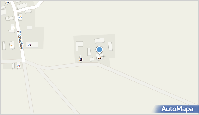 Podstolice, Podstolice, 22, mapa Podstolice