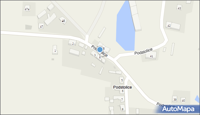 Podstolice, Podstolice, 4, mapa Podstolice