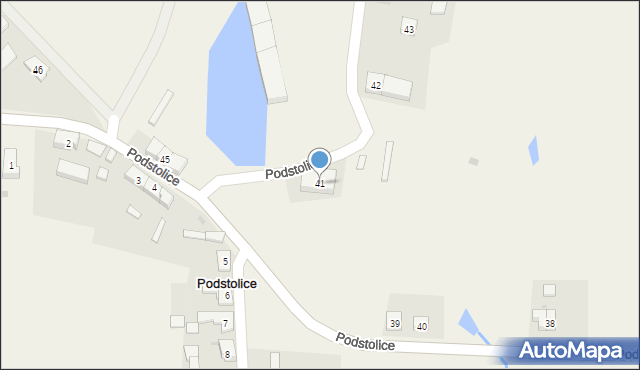 Podstolice, Podstolice, 41, mapa Podstolice