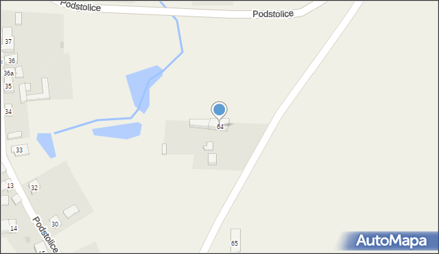 Podstolice, Podstolice, 64, mapa Podstolice