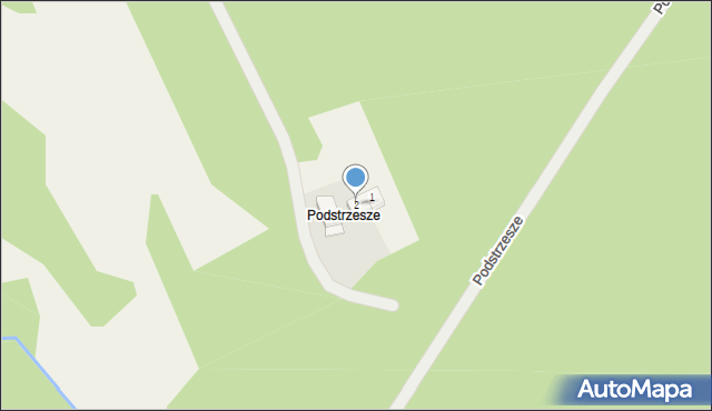 Podstrzesze, Podstrzesze, 2, mapa Podstrzesze