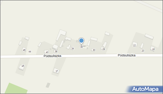 Podsuliszka, Podsuliszka, 32, mapa Podsuliszka