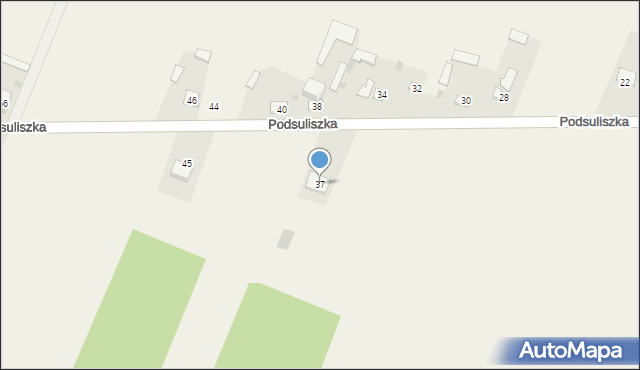 Podsuliszka, Podsuliszka, 37, mapa Podsuliszka