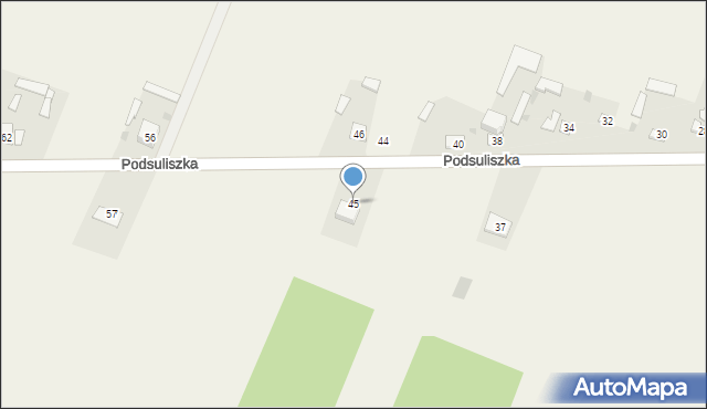 Podsuliszka, Podsuliszka, 45, mapa Podsuliszka