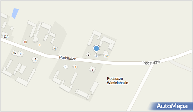 Podsusze, Podsusze, 2, mapa Podsusze