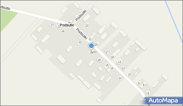 Podsutki, Podsutki, 19, mapa Podsutki