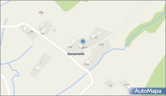 Podszkle, Podszkle, 106, mapa Podszkle