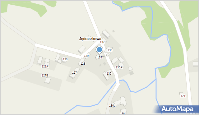 Podszkle, Podszkle, 134, mapa Podszkle