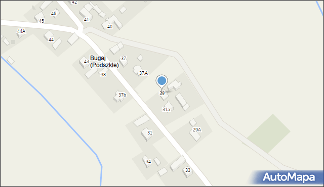 Podszkle, Podszkle, 39, mapa Podszkle