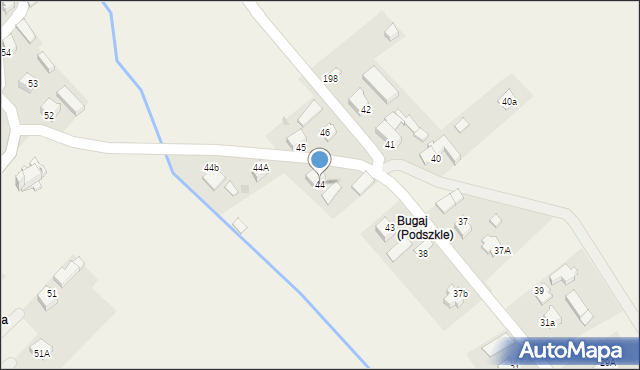 Podszkle, Podszkle, 44, mapa Podszkle