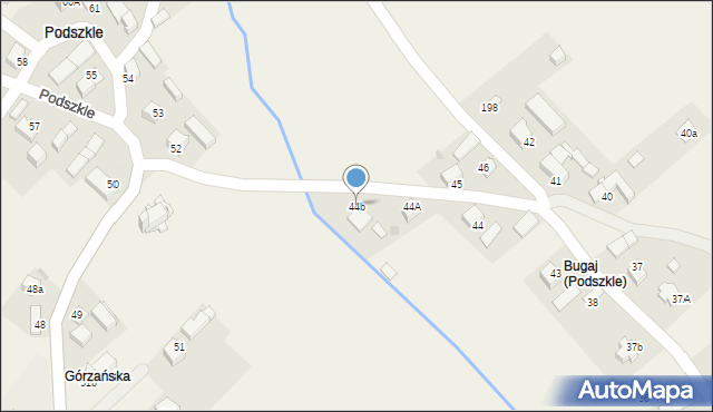 Podszkle, Podszkle, 44b, mapa Podszkle