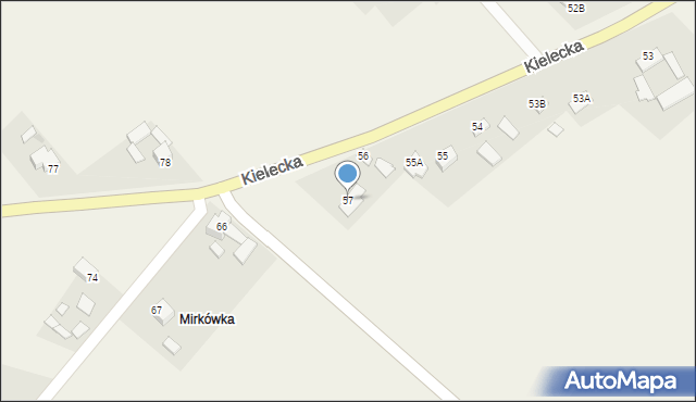 Podszkodzie, Podszkodzie, 57, mapa Podszkodzie