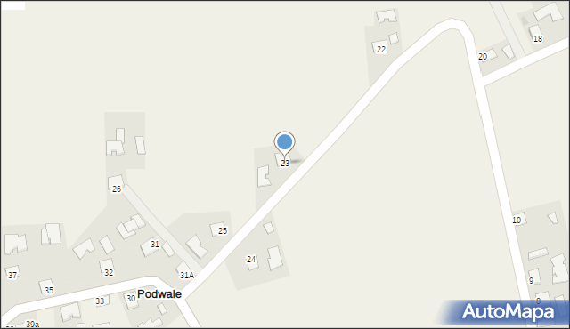 Podwale, Podwale, 23, mapa Podwale