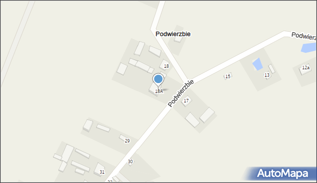 Podwierzbie, Podwierzbie, 18A, mapa Podwierzbie