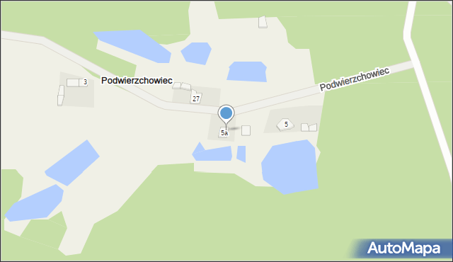 Podwierzchowiec, Podwierzchowiec, 6, mapa Podwierzchowiec