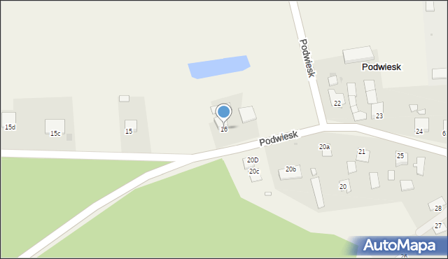 Podwiesk, Podwiesk, 16, mapa Podwiesk