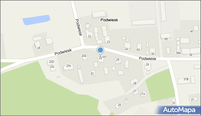 Podwiesk, Podwiesk, 21, mapa Podwiesk