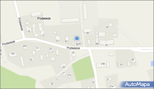 Podwiesk, Podwiesk, 30, mapa Podwiesk