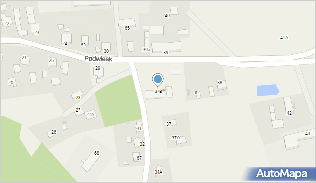 Podwiesk, Podwiesk, 37B, mapa Podwiesk