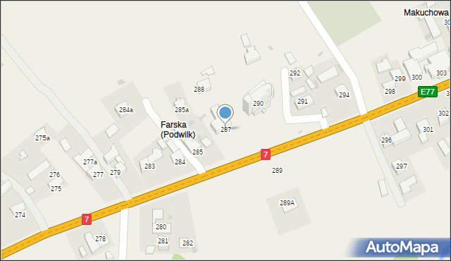 Podwilk, Podwilk, 287, mapa Podwilk