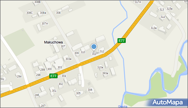 Podwilk, Podwilk, 311, mapa Podwilk