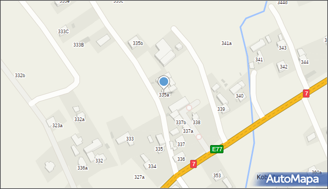 Podwilk, Podwilk, 335a, mapa Podwilk