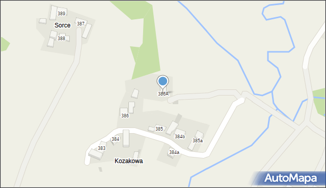 Podwilk, Podwilk, 386A, mapa Podwilk