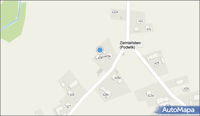 Podwilk, Podwilk, 429, mapa Podwilk