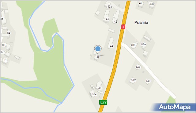 Podwilk, Podwilk, 45, mapa Podwilk