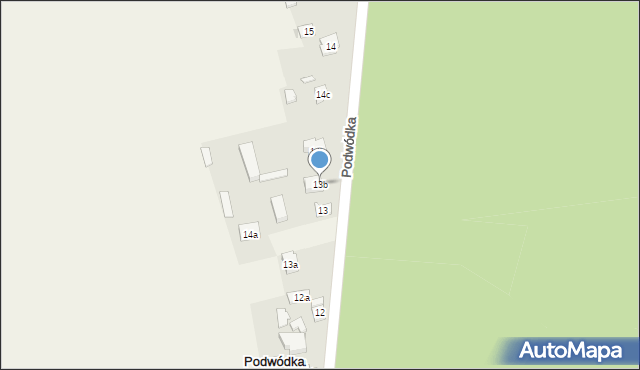 Podwódka, Podwódka, 13b, mapa Podwódka