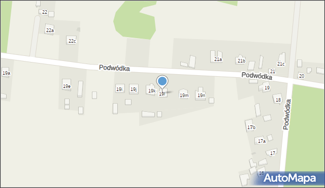 Podwódka, Podwódka, 19l, mapa Podwódka