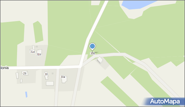 Podwody-Kolonia, Podwody-Kolonia, 30b, mapa Podwody-Kolonia