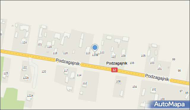 Podzagajnik, Podzagajnik, 113a, mapa Podzagajnik