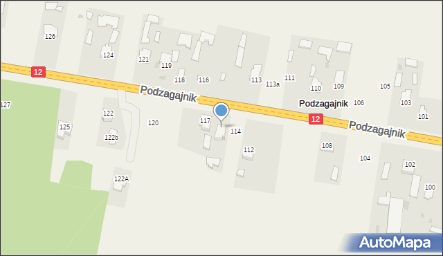 Podzagajnik, Podzagajnik, 115, mapa Podzagajnik